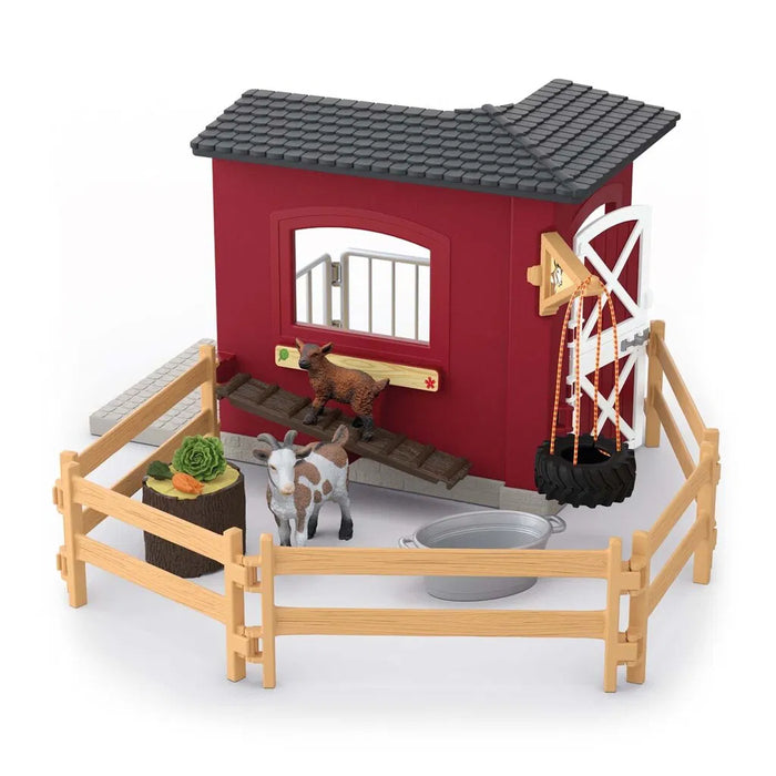 Schleich 42726 Vuohi ja kili kotiaitaus
