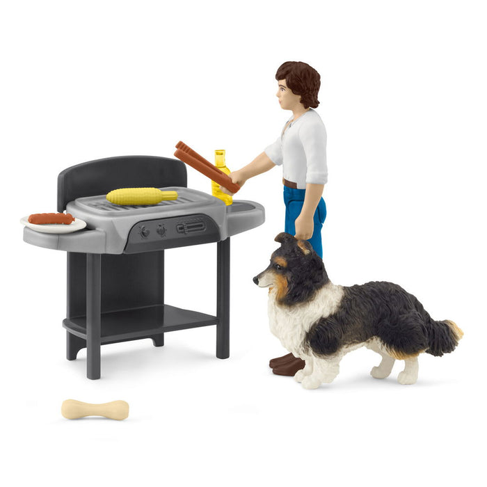 Schleich 42754 Pocket Set Barbecue with Tom