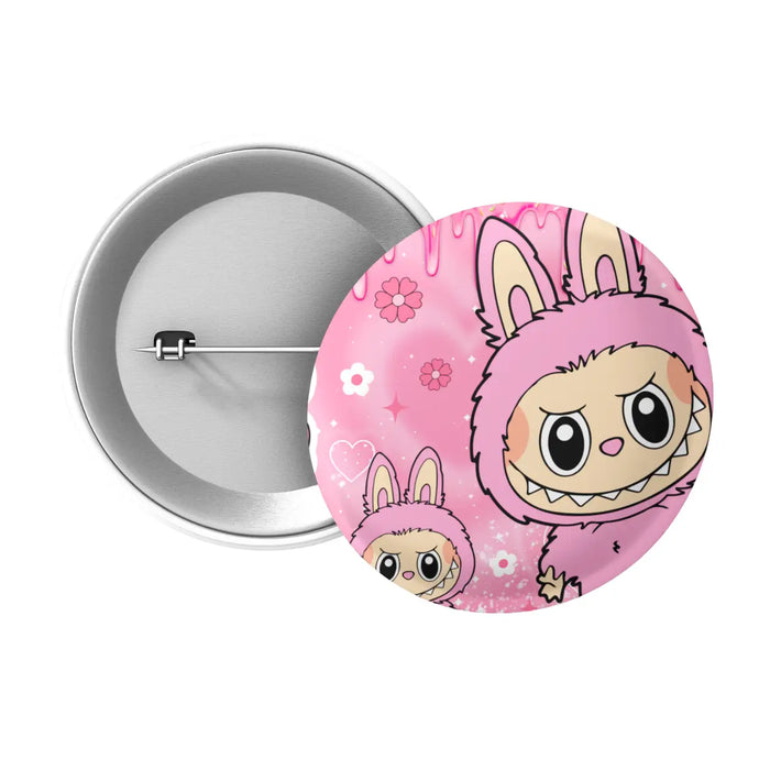 Labubu monsteri pinssi - pinkki