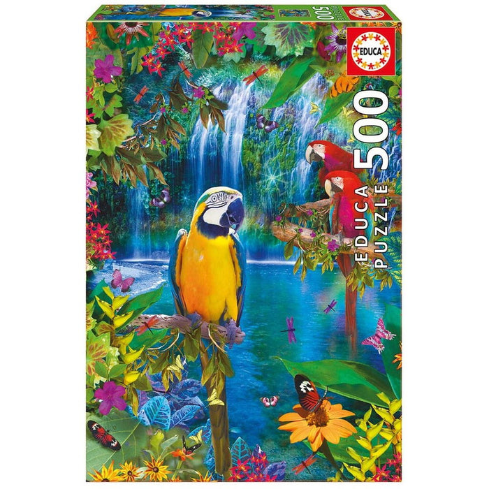 Educa Bird Tropical palapeli, 500 palaa
