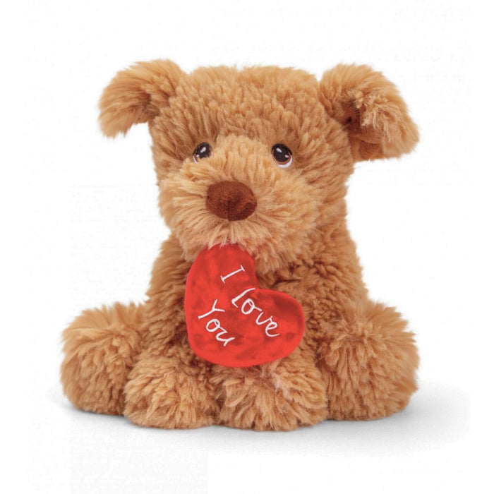 Keel Toys I love you koira pehmolelu 18cm