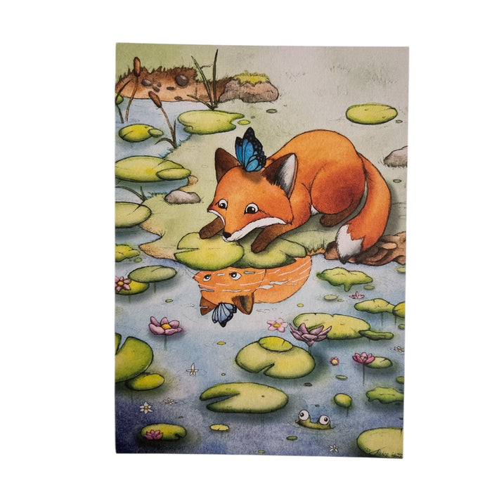 Kenkämaakari Ketun heijastus kortti