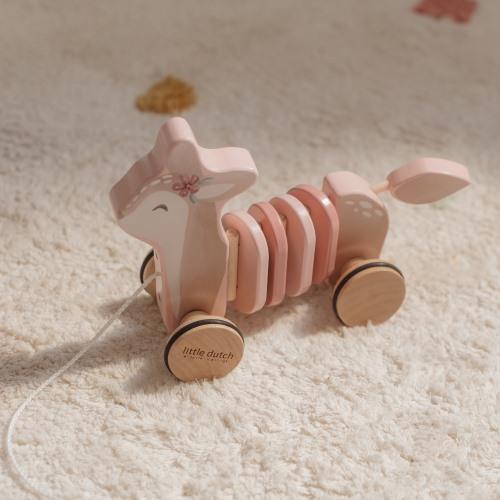 Little Dutch puinen Bambi vedettävä lelu