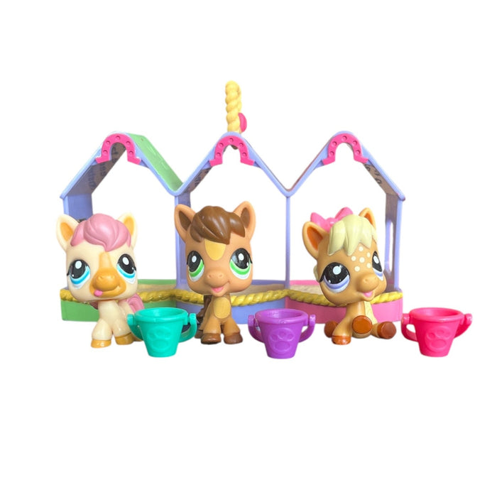 Littlest Petshop Petriplets Hevonen #1879-1881