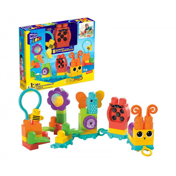 Mega Bloks toukka Juna rakennuspalat