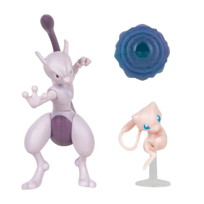 Pokemon Mewtwo ja Mew Battle figuuri