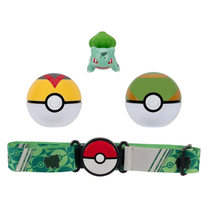 Pokemon Poké Ball Clip 'n' Go leikkisetti vyöllä - Bulbasaur