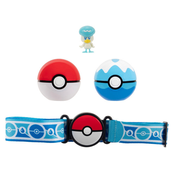 Pokemon Poké Ball Clip 'n' Go leikkisetti vyöllä - Quaxly