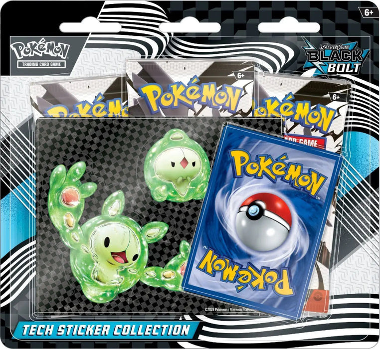 Pokémon Tech Sticker Collection ZSV10.5 Black Bolt -keräilykortti pakkaus