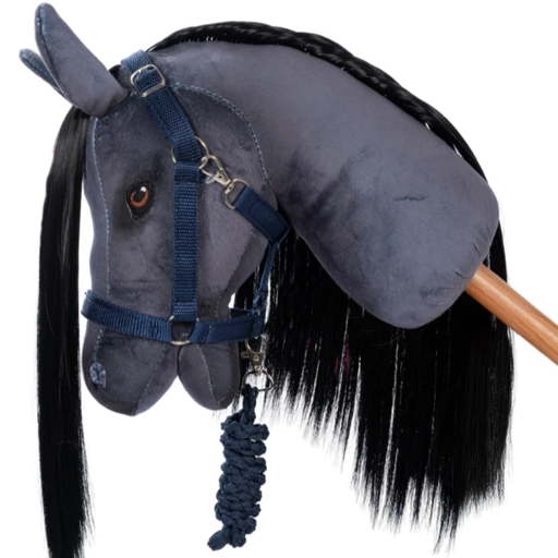 Keppihevosen riimu ja riimunaru - tummansininen