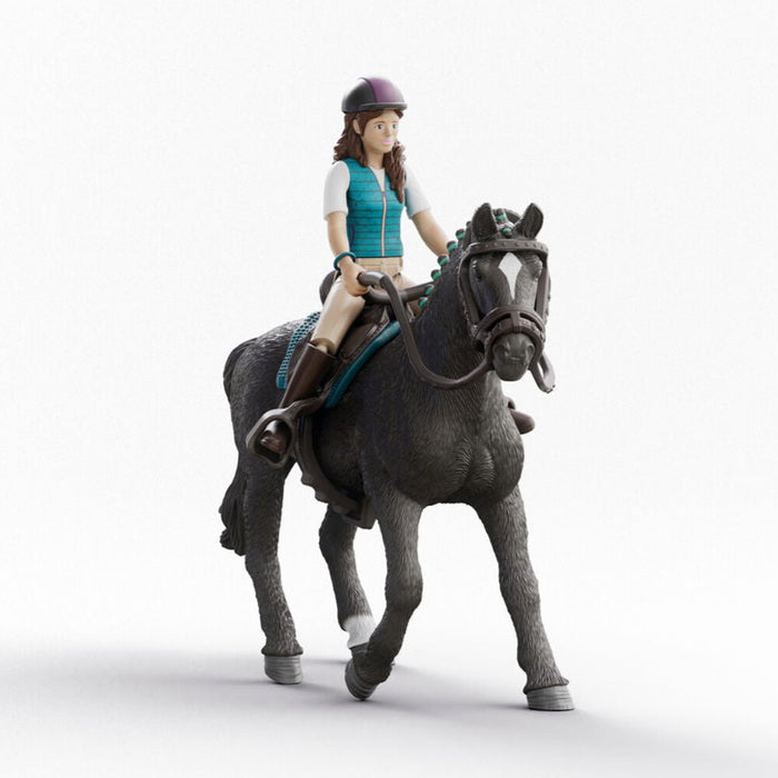Schleich 42712 ratsastaja Lisa & Storm hevonen + varusteet - Ennakkotilaus tuote!