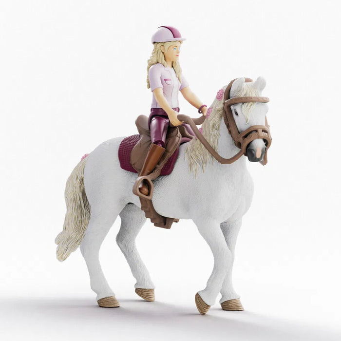 Schleich 42713 ratsastaja Sofia & Blossom hevonen + varusteet