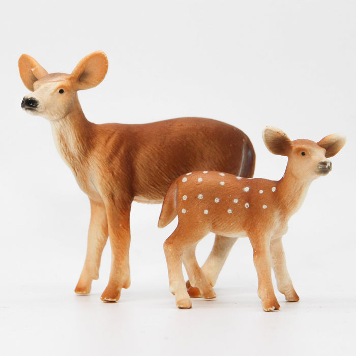 Schleich Valkohäntäpeura 14254 ja vasa 14256 - Second Hand