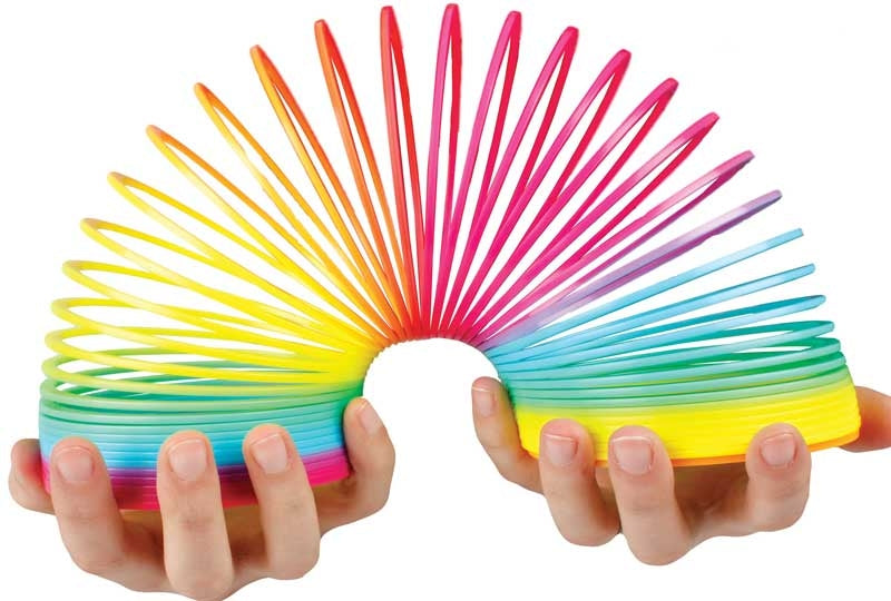Slinky Jumbo vieterilelu - Sateenkaari