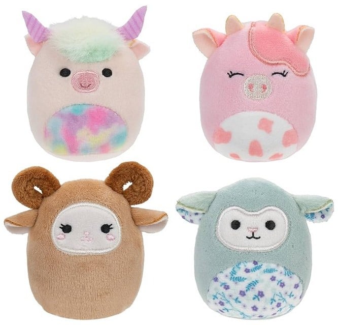 Squishville by Squishmallows Barn Squad 4kpl