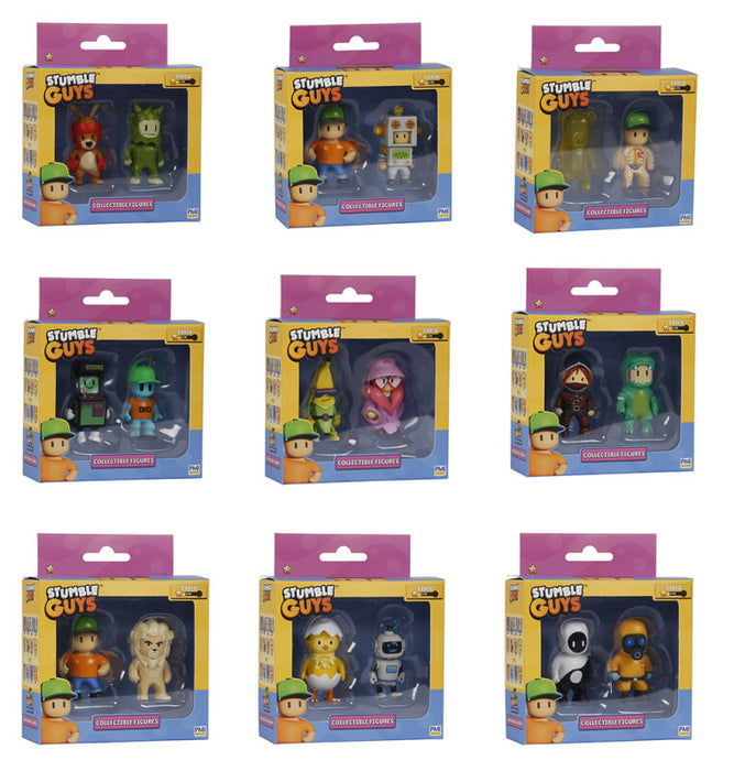 Stumble Guys figuuri 2kpl pakkaus, series 2 - lajitelma