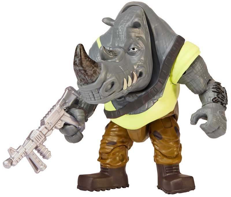 Turtles Rocksteady figuuri ja aseet