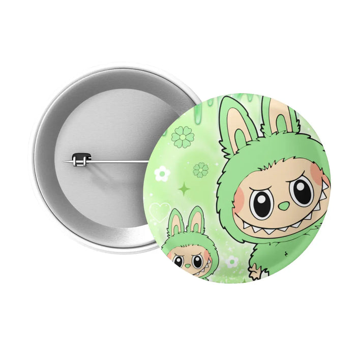 Labubu monsteri pinssi - vihreä