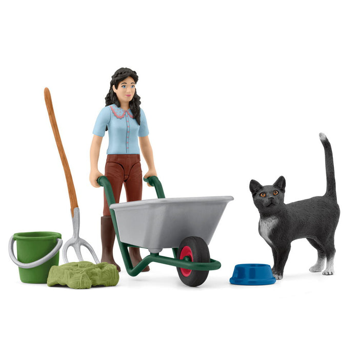 Schleich 42747 Pocket Set Muck-out and care set