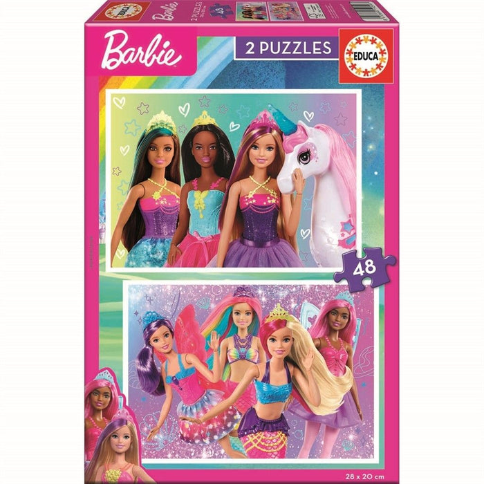 Educa Barbie palapeli, 2 x 48 palaa