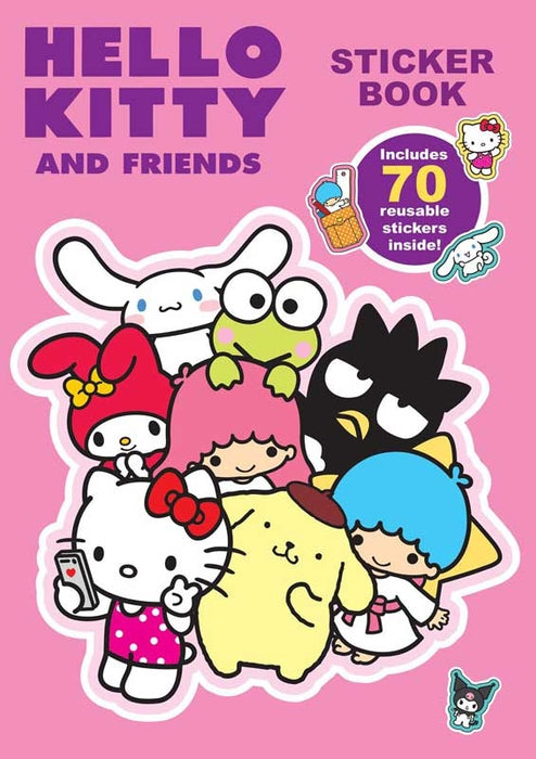 Hello Kitty & Friends väritys- ja tarrakirja