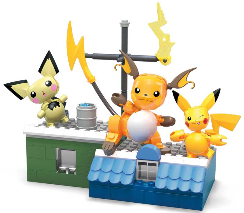 Mega Construx Pokemon Pikachu Evolution -rakennussetti