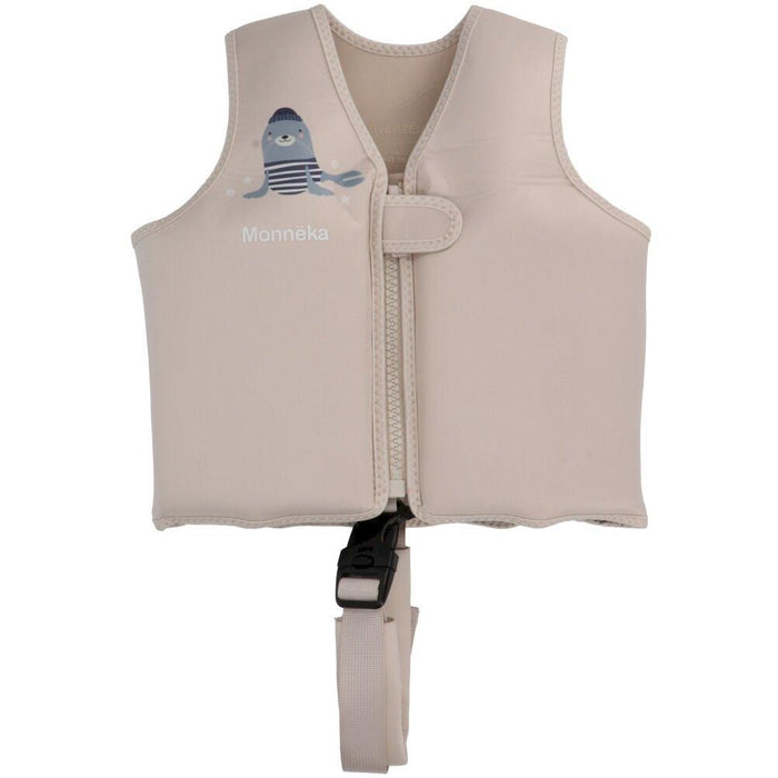 Monnëka lasten uimaliivi beige Seal 3-6v