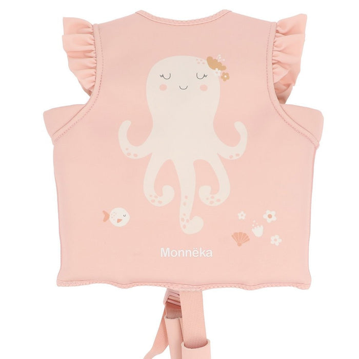 Monnëka lasten uimaliivi pink Octopus 1-3v