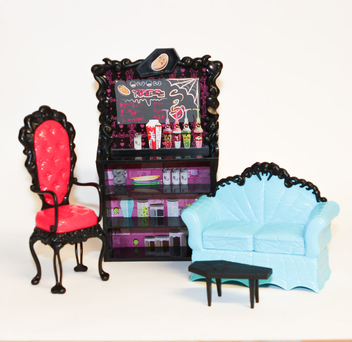 Monster High Coffin Bean kahvila kalusteet - Second Hand