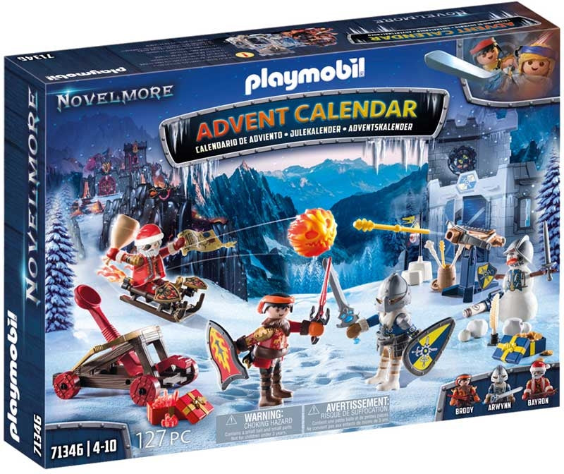 Playmobil joulukalenteri - Novelmore taistelu lumessa