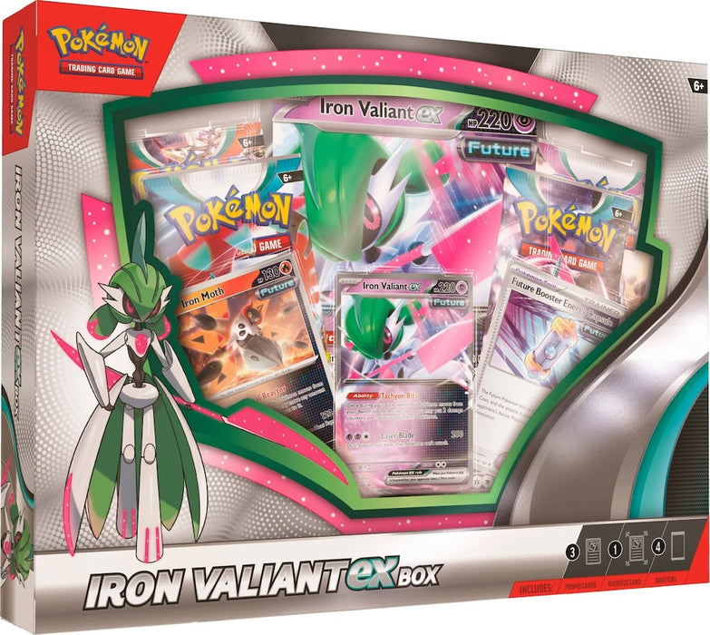 Pokemon Iron Valiant EX Box keräilykortti -pakkaus