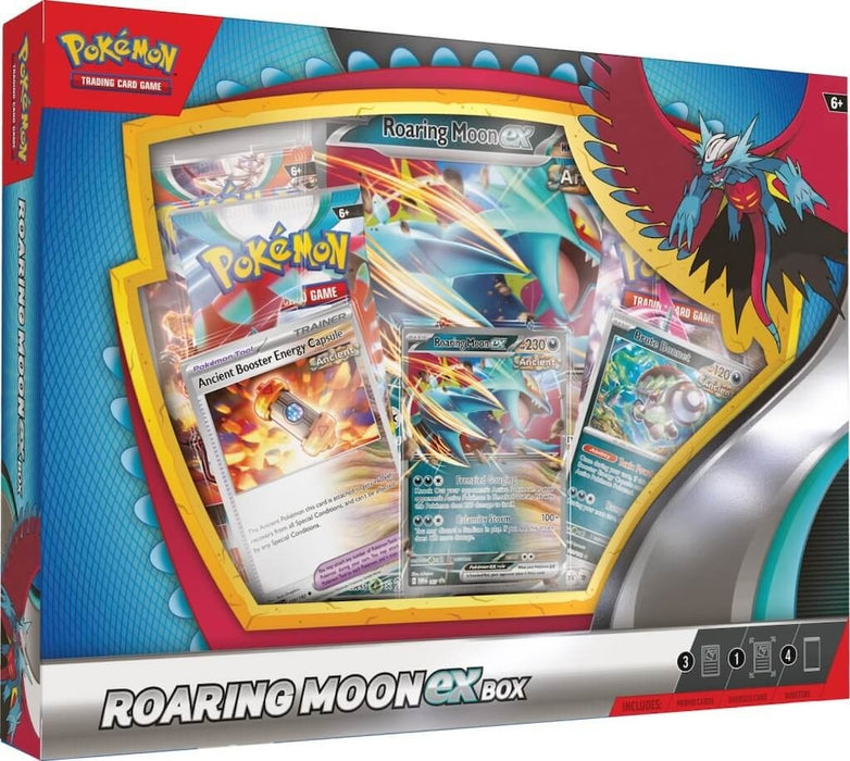 Pokemon Roaring Moon EX Box keräilykortti -pakkaus