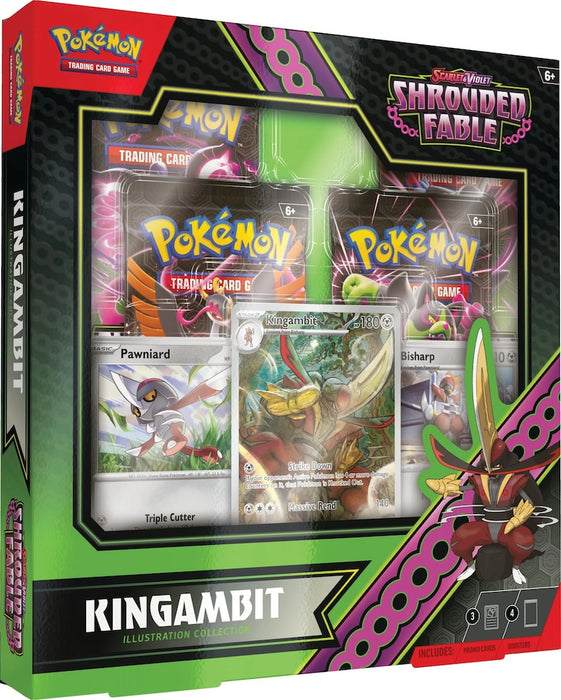 Pokemon Scarlet & Violet Shrouded Fable Kingambit Illustration Collection -pakkaus