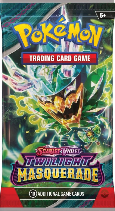 Pokemon Scarlet & Violet Twilight Masquerade Booster kortti pakkaus
