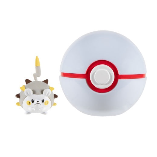 Pokemon Togedemaru figuuri ja Clip'n' Go - poke pallo