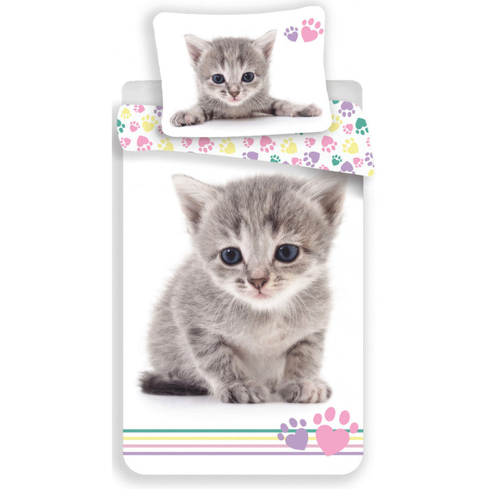 Kissa pentu Pussilakanasetti 140x200