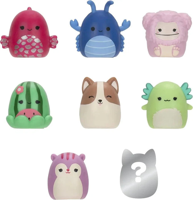 Squish-a-longs 2,5cm hahmo 8kpl pakkaus