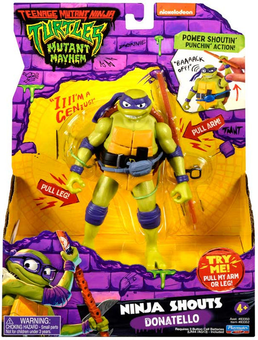 Turtles Ninja Shouts Donatello figuuri äänitoiminnolla