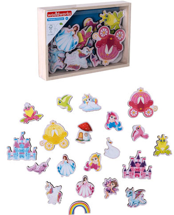 Woodworks puiset Prinsessa magneetit