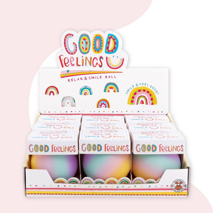 Fidget Rainbow Anti-Stressi Pallo 6,4cm