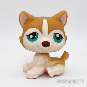 Littlest Petshop Husky koira #386
