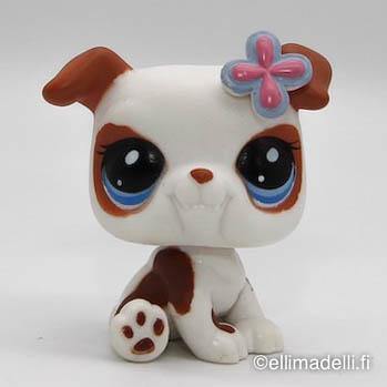 Littlest Petshop Bulldog koira #2106 - Elli