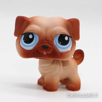 Littlest Petshop Mopsi koira #1313