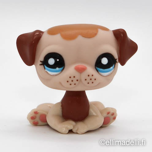 Littlest Petshop Mopsi koira #1753