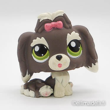 Littlest Petshop Lhasa Apso koira #1523