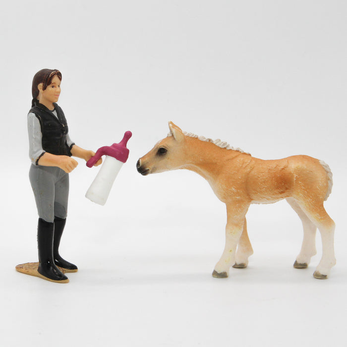 Schleich Haflinger varsa ja hoitaja
