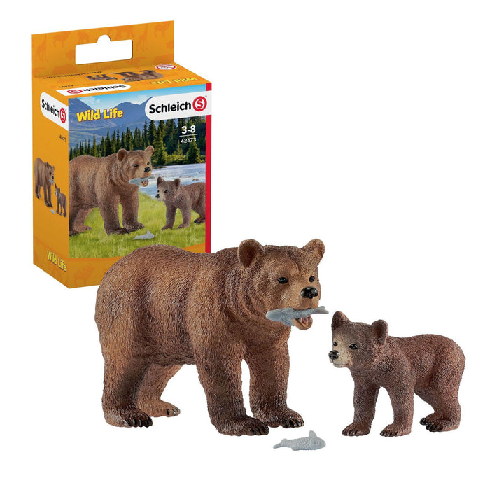 Schleich 42473 Karhu ja pentu