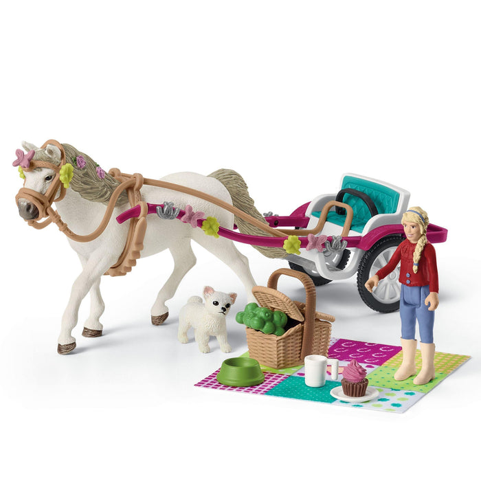 Schleich 42467 Ponikärryt ja piknik leikkisetti