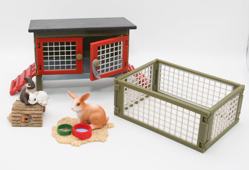 Schleich Pupu poikasineen ja Kaninkoppi