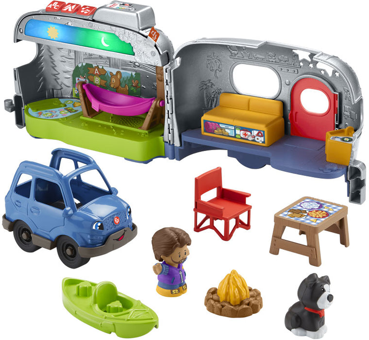 Fisher Price Little People Auto ja matkailuvaunu -leikkisetti